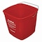 Impact Products PuraPail Sanitizing Bucket, 6 qt, Polyethylene, Red 5506-6S - alternate 3